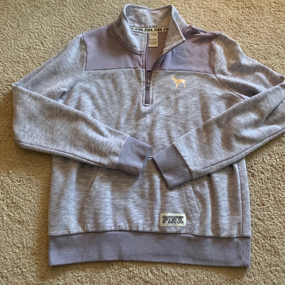 PINK quarter-zip up